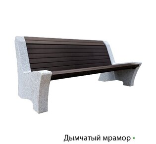 Лавка Riposo, полимерный брус, цвет 