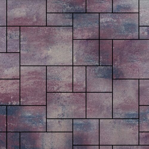 Тротуарная плитка Инсбрук Альпен, 60 мм, ColorMix Каратау, гладкая, вид 2