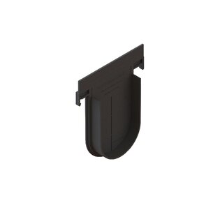 Заглушка пластиковая Basic к лоткам серии Basic и Drive DN100 H200: фото