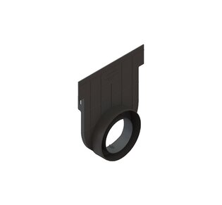 Заглушка с выпуском Basic к лоткам серии Basic и Drive DN200 H300: фото