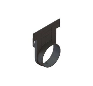 Заглушка с выпуском Basic к лоткам серии Basic и Drive DN100 H200: фото