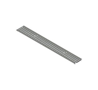 Решетка щелевая из нержавеющей стали Basic DN100 К: фото