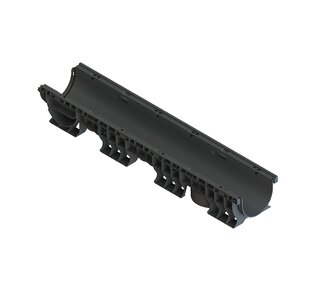 Лоток водоотводный пластиковый PolyMax Basic DN150 H150: фото
