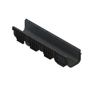 Лоток водоотводный пластиковый PolyMax Basic DN200 H200: фото